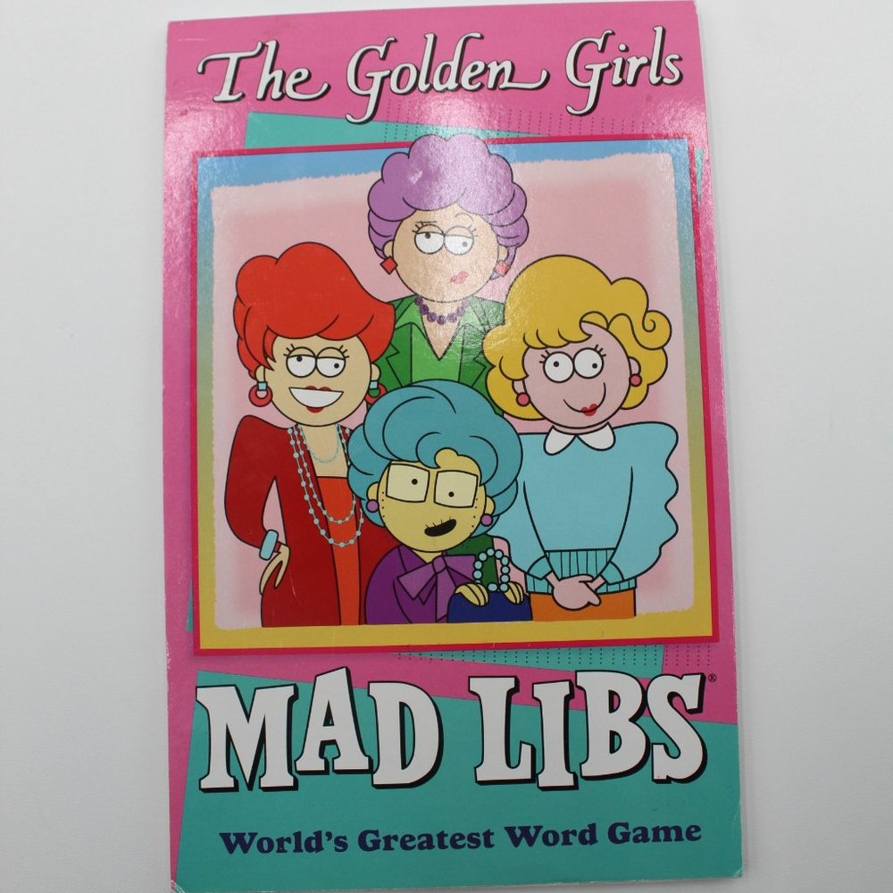 The Golden Girls Mad Libs  World's Greatest Word Game NEW SO Fun 2017 Touchstone